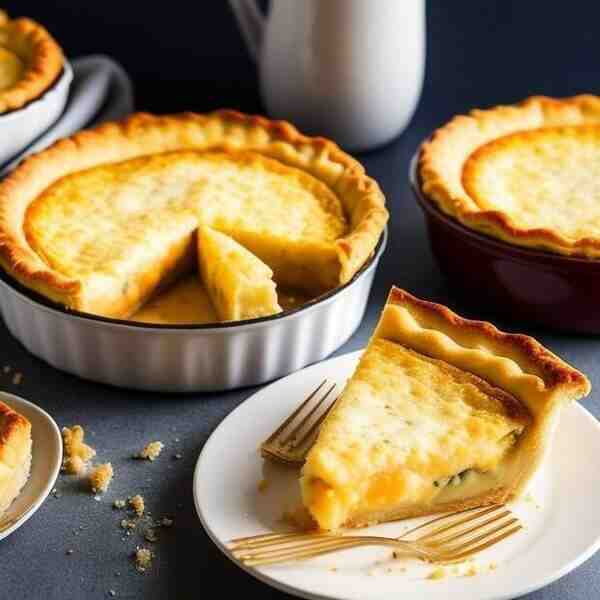 Слоеный сырный пирог с куриным фаршем